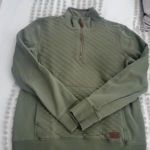 LL Bean 1/4 zip quilted pullover